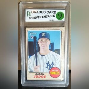 2017 Topps Heritage Aaron Judge Rookie Card SP Action Variation #214 RC -